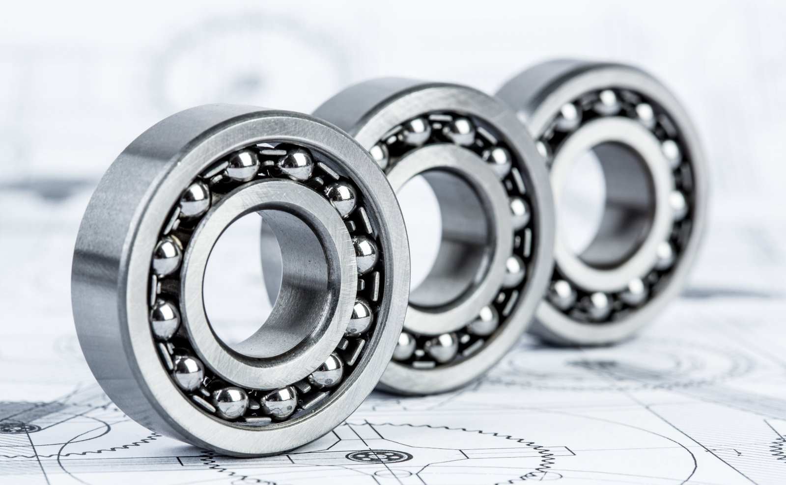 Technical drawings with the Ball bearings